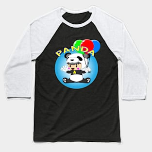 panda cartoon Baseball T-Shirt